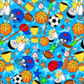 Double Sided Flannel Blanket - Sport Equipment Multi Comfy Flannel