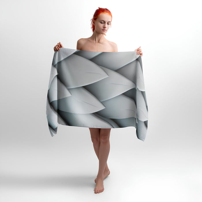 Dragon Scales 3D Print Towel - Soft Cotton Terry Bath & Beach Towel