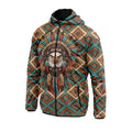 Eagle Leader Native American Tribal Art Windbreaker Jacket
