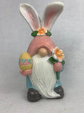 Easter Large Glittered Gnome Holding Easter Egg and Flower
