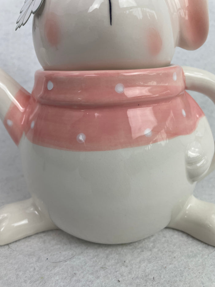 Easter Precious Bunny Ceramic Teapot
