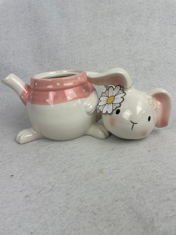 Easter Precious Bunny Ceramic Teapot