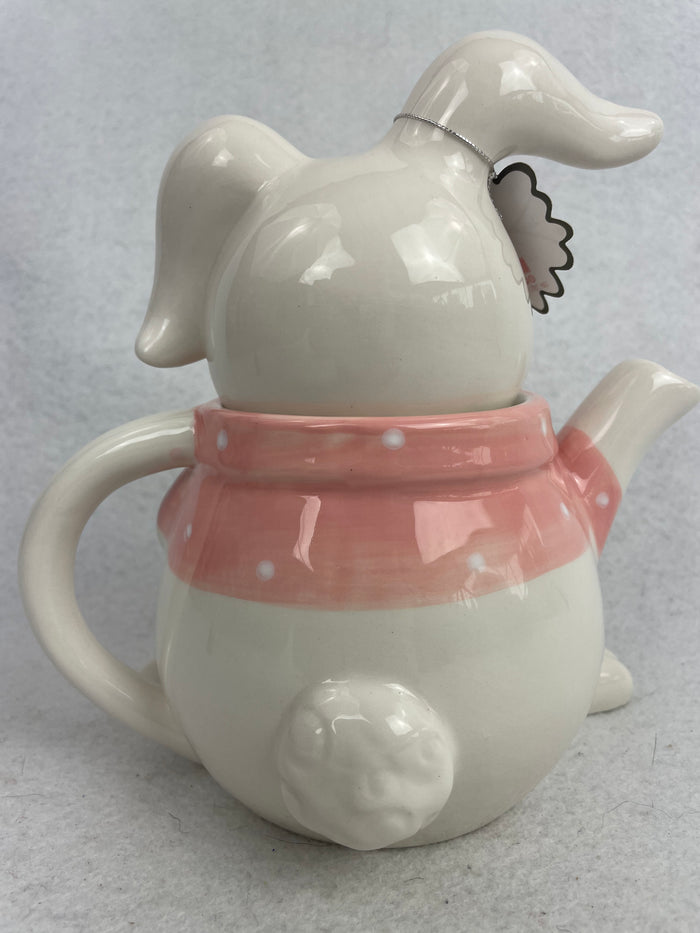 Easter Precious Bunny Ceramic Teapot