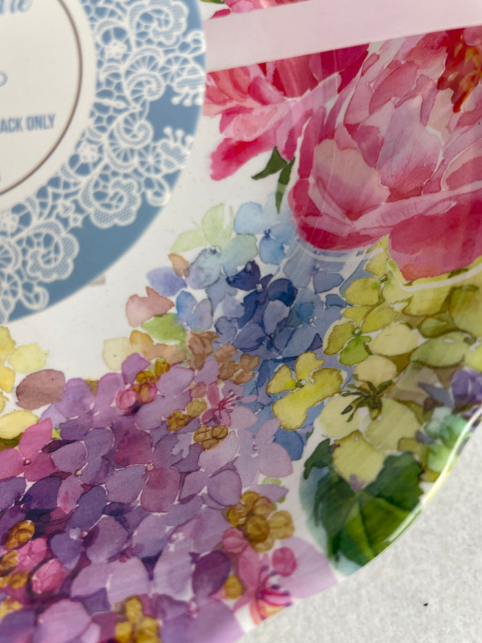 Easter Spring Flower Garden Set of 4 Melamine Medium Bowls