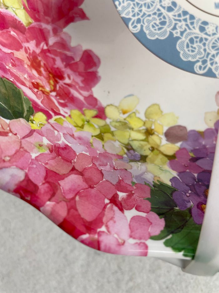 Easter Spring Flower Garden Set of 4 Melamine Medium Bowls