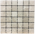 Edmonton Sandy Beige 2x2 Matte Porcelain Mosaic Tile 12x12
