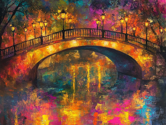Elegant Bridge of Lights