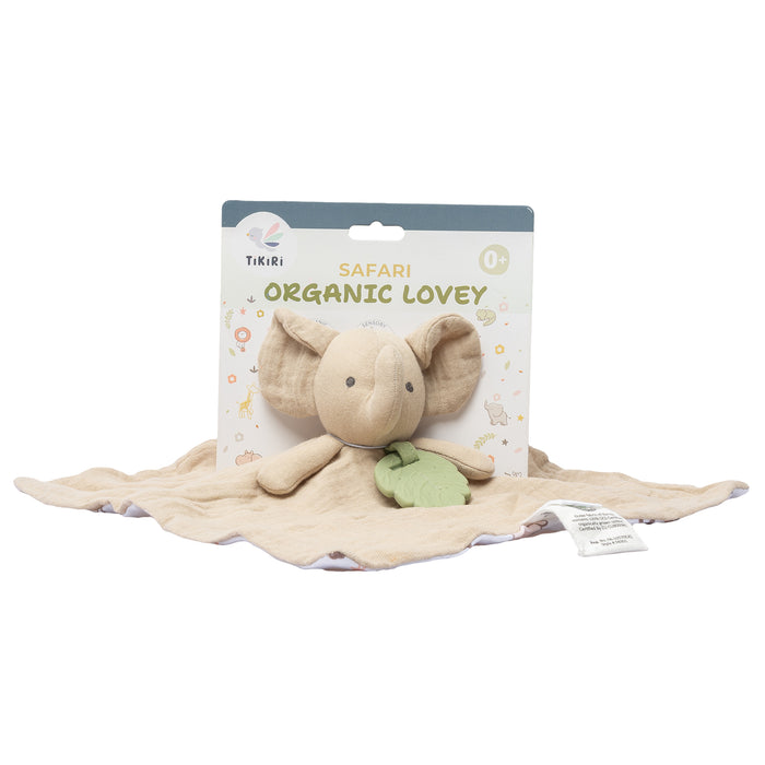 Elephant Comforter with Rubber Teether