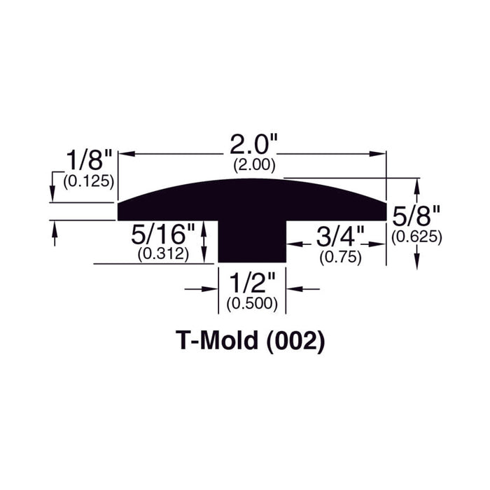 Engineered Hardwood Moldings - Elysian - Collective Tan in T-Molding
