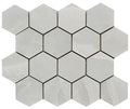 Era Mystic Gray 3" Hex Matte Porcelain Mosaic Tile 12x12