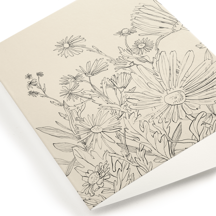 Field Of Wild Flowers I, Blank Inside Greeting Card