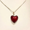 Foil Heart Pendant with chain