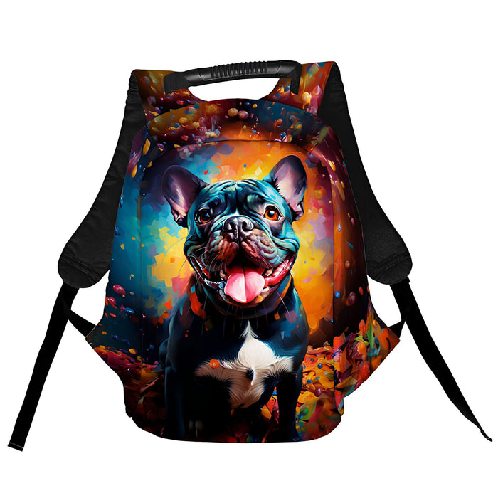 French Bulldog in Colors Anti-Theft Laptop Backpack – Urban Travel Bag