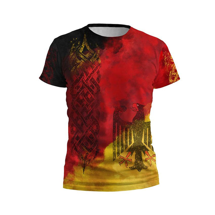 Germany Soccer Inspired Performance T-Shirt Athletic Fit Sportswear