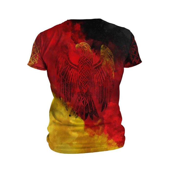 Germany Soccer Inspired Performance T-Shirt Athletic Fit Sportswear