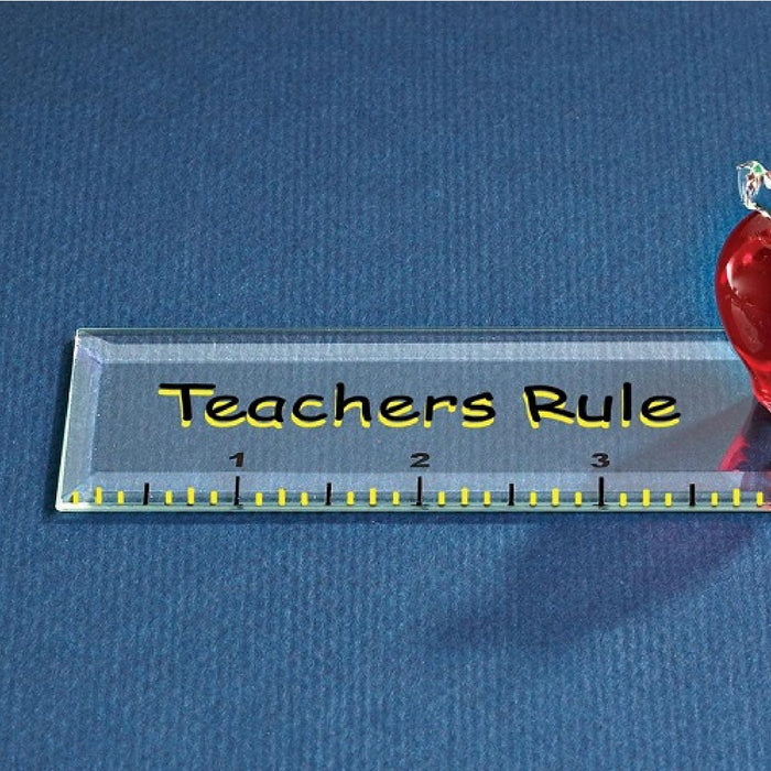 Glass Baron Teachers Rule Ruler