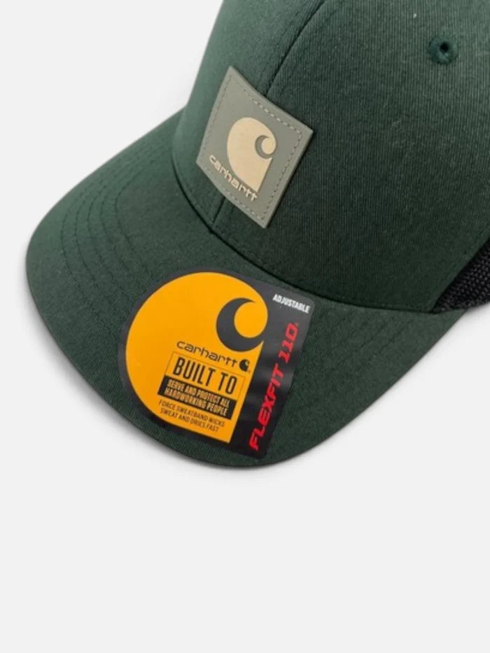 Gorra Carhartt Canvas Rugged Flex Twill Verde Negro