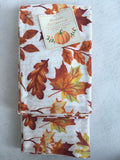 Harvest Autumn Leaves 2 Kitchen and 2 Bar Mops Towels