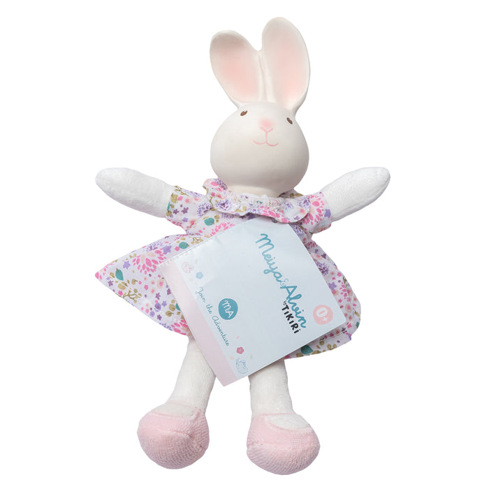Havah  the  Bunny Mini Organic Rubber Head  Plush  Toy