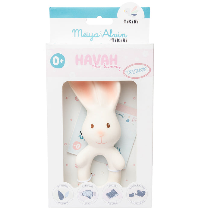 Havah the Bunny Organic Natural Rubber Teether
