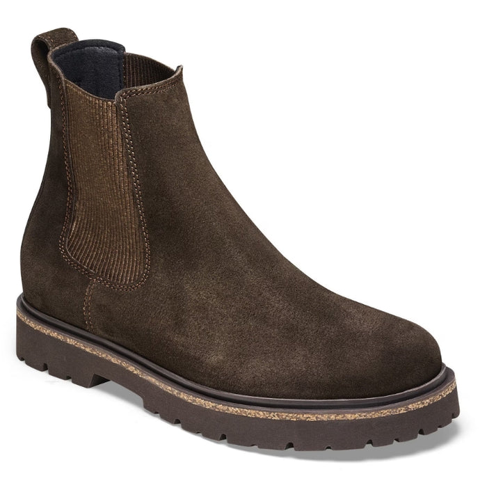 Highwood Slip On Women Suede Leather Mocha