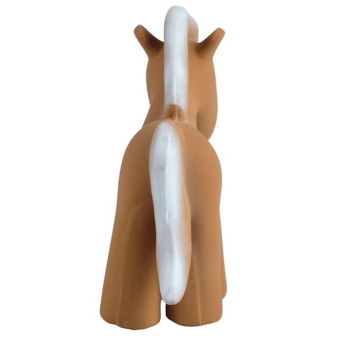 Horse Organic Natural Rubber Rattle, Teether & Bath Toy