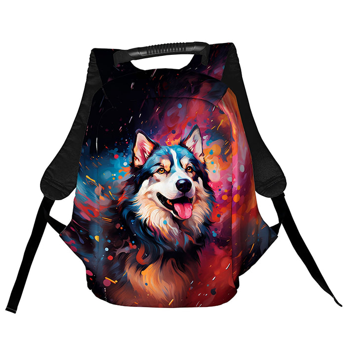 Husky in Colors Anti-Theft Laptop Backpack – Urban Travel Bag