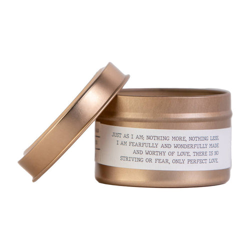 "I AM Loved" Tin Candle