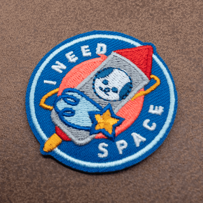 I Need Space | Velcro or Iron-On Patches For Pets