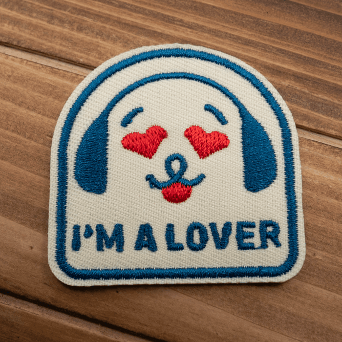 I'm a Lover | Velcro or Iron-On Patches For Pets
