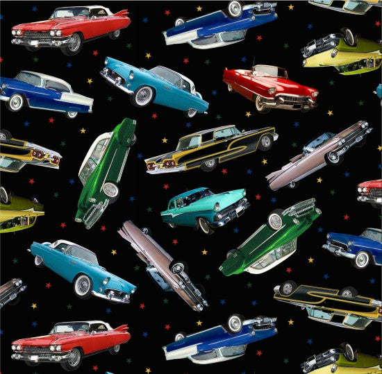 In Motion Black - Classic Cars 672Black