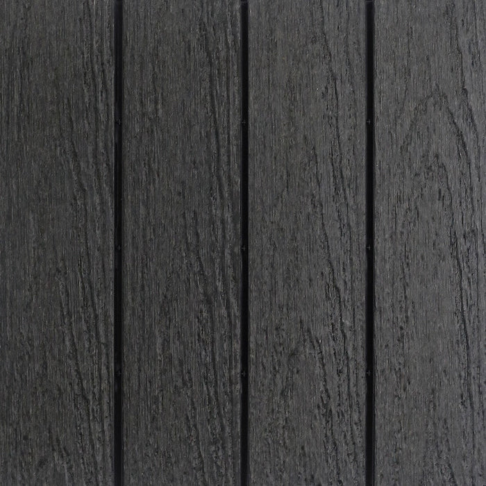 Interlocking Deck Tiles - Composite QuickDeck HD in Charcoal Naturale