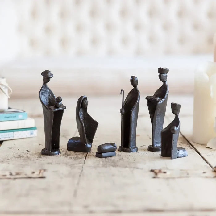 Iron Nativity Set