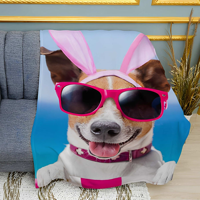 Jack Russell Soft Cozy Throw Blanket | Birthday & Holiday Gift Idea