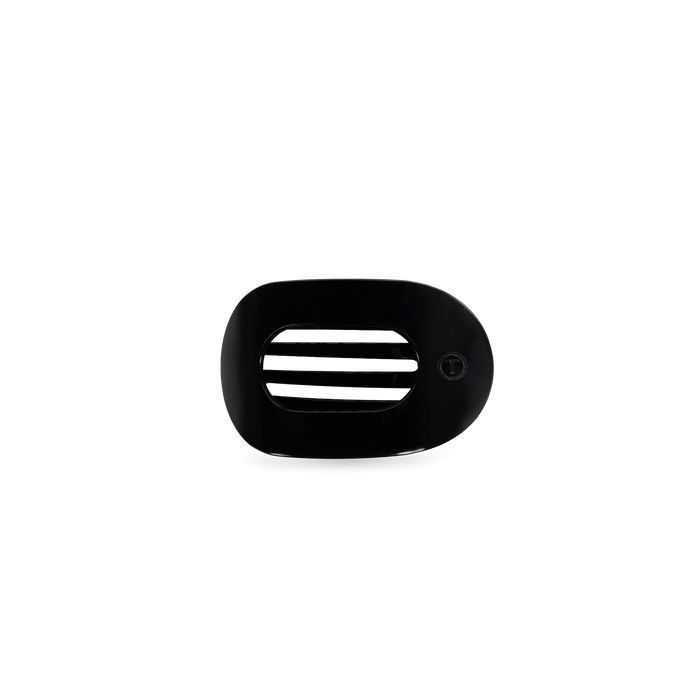 Jet Black | Tiny | Flat Round Clip