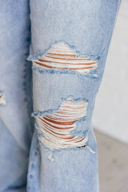 Judy Blue Rigid Magic 90's Destroy Straight Jean