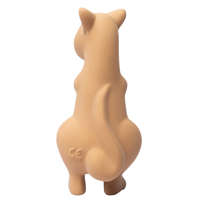 Kangaroo Natural Rubber Teether, Rattle & Bath Toy