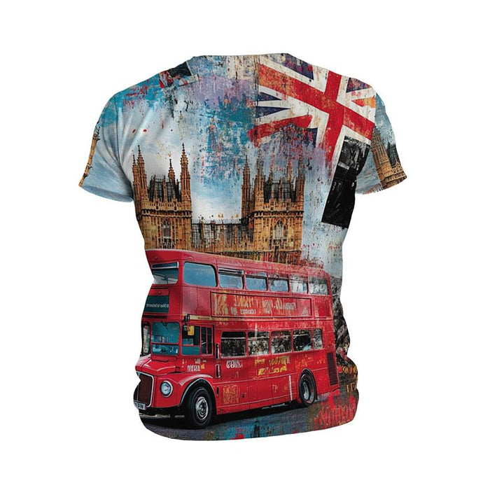 Kids Big Ben London Style Sport T-Shirt – British Landmark Print Gym Tee by Prosublim
