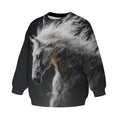 Kids Ghost Horse Sweatshirt – Premium Soft Fleece Sweater