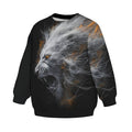 Kids Powerful Lion Sweatshirt – Premium Soft Fleece Sweater