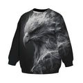 Kids White Eagle Sweatshirt – Premium Soft Fleece Sweater