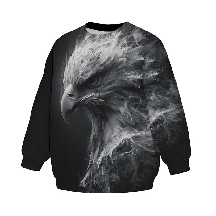 Kids White Eagle Sweatshirt – Premium Soft Fleece Sweater