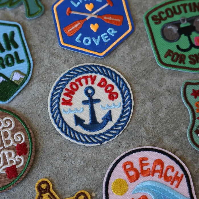 Knotty Dog  | Velcro or Iron-On Patch for Pets