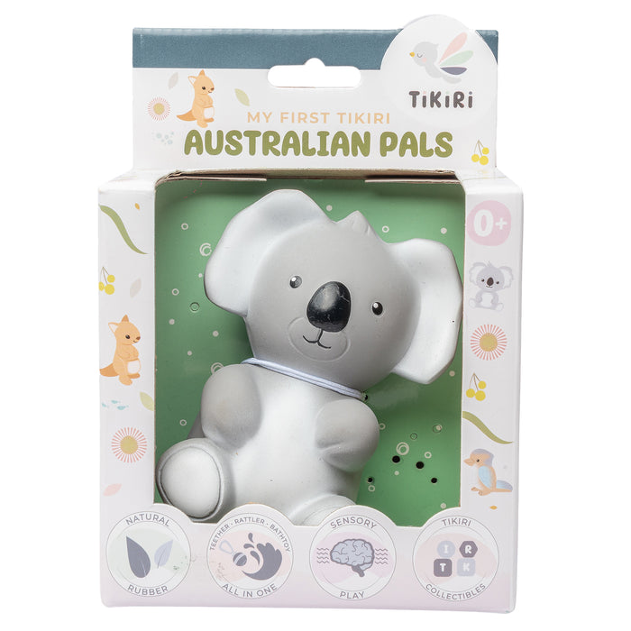 Koala Natural Rubber Teether, Rattle & Bath Toy