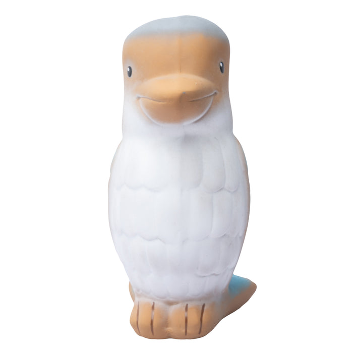 Kookaburra Natural Rubber Teether, Rattle & Bath Toy
