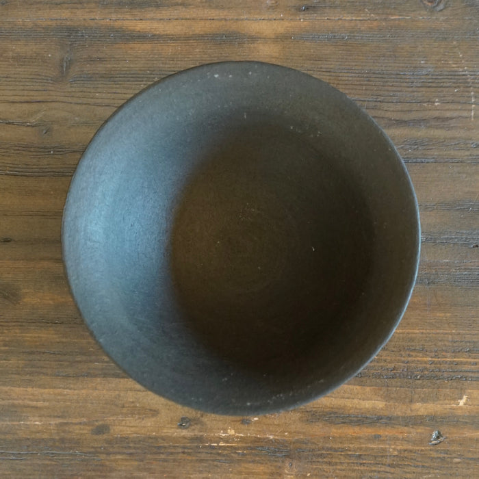 Lacquer Coated Rimmed Dessert Bowl #K01B