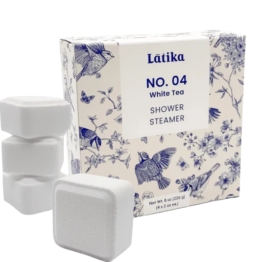 Latika Beauty Shower Steamers -White Tea