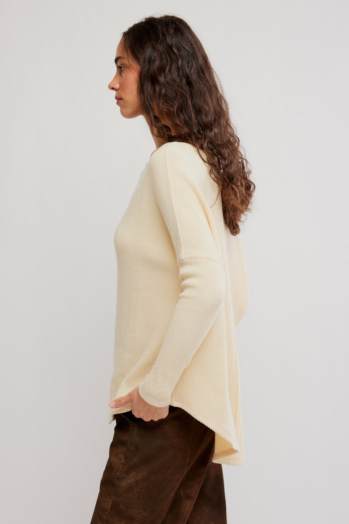 Latte Blues Thermal Top