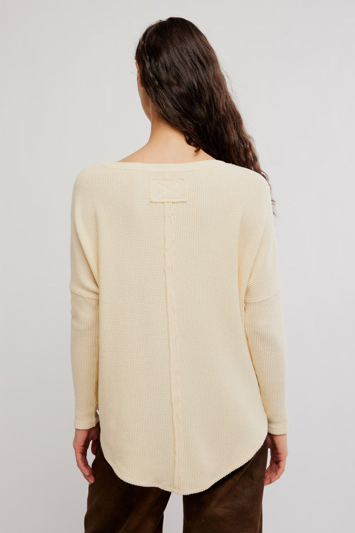 Latte Blues Thermal Top