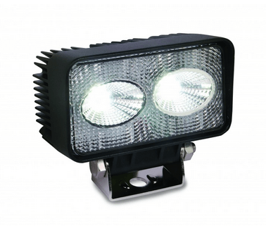 20-Watt LED Flood Work Light.  Rectangular, wide 90 degree